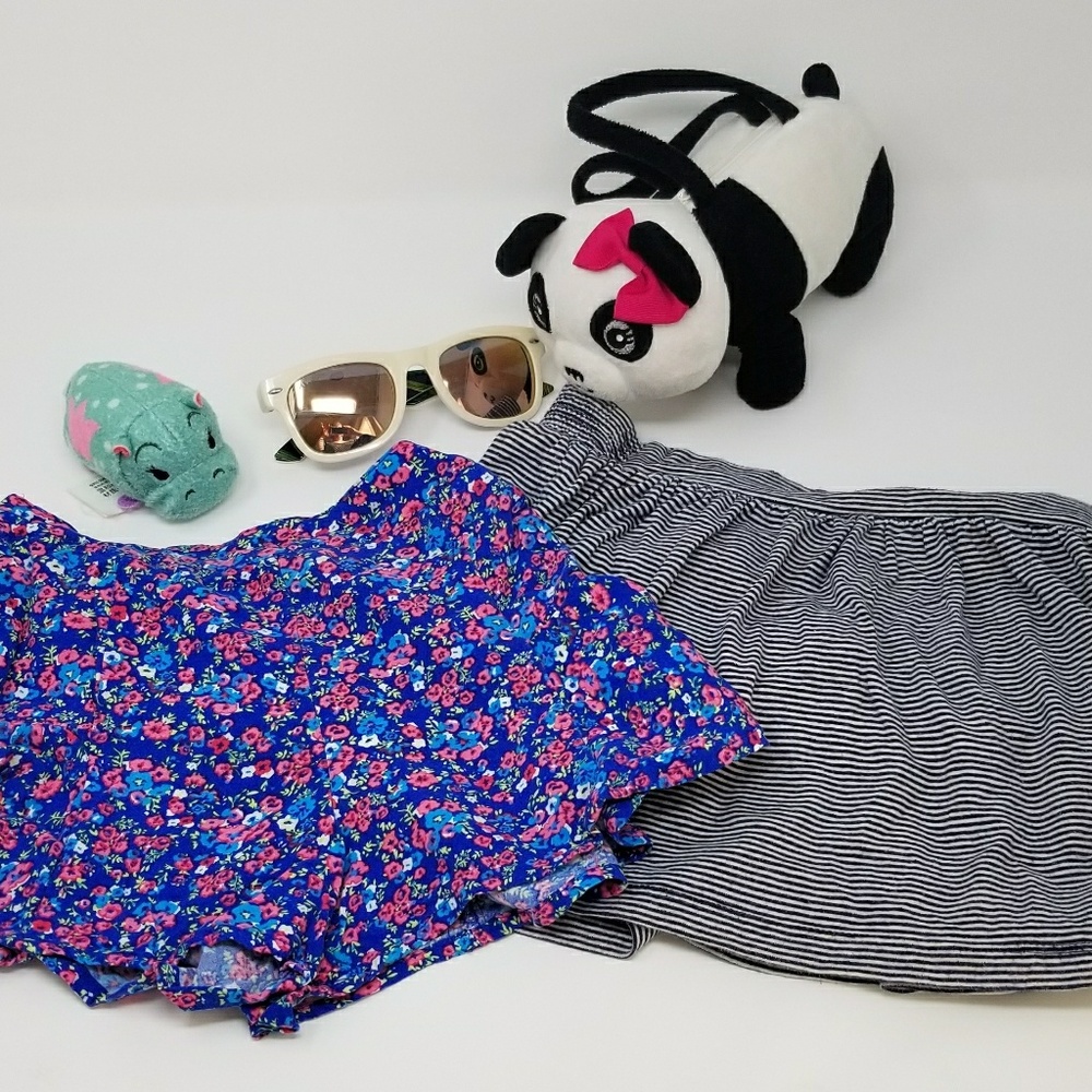 Size 6 girls shorts and Skorts